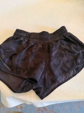 lululemon athletica Black Camo shorts size 2